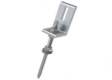 Customized Solar Mounting Accessories L - Footing Connectors Hooks For Solar Mounting Structure