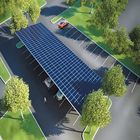 Integrated Photovoltaic Facade Architectural Commercial Solar Carports