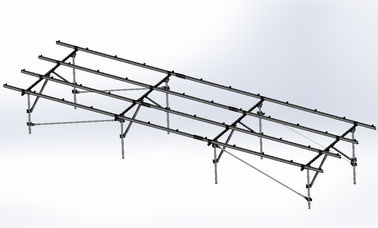Un bon prix. Les systèmes au sol en acier de support de panneau solaire encadrent la charge maximum photovoltaïque de la neige 1.4KN/m2 en ligne