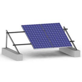Un bon prix. Épaisseur plate lestée 0.5mm-15mm de structure de parenthèses de systèmes de support de toit de panneau solaire en ligne