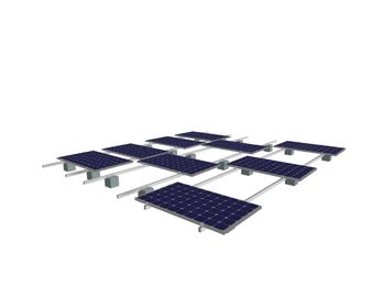 Un bon prix. Charge de vent 130mph anti-corrosive inclinée de systèmes de support de toit de panneau solaire encadrée en ligne