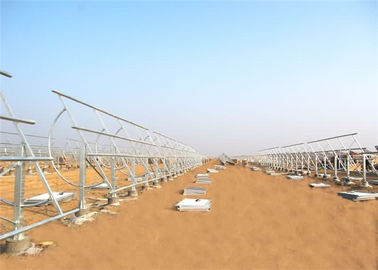 Un bon prix. Systèmes au sol solaires saisonniers de bâti, bâti réglable de panneau solaire de structure cellulaire d'angle d'inclinaison d'arc en ligne