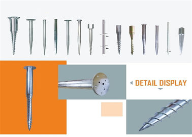 Un bon prix. Ouvrez le vent moulu 60m/S de l'épaisseur 2.75mm 3mm 3.5mm d'ancres de Polonais de piles de vis de champ en ligne