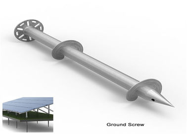 Un bon prix. Bâtis moulus d'au sol de défilement ligne par ligne de picovolte de rangées solaires de piles de vis de base en acier en ligne