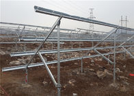 Silver Galvanized Steel Profile Solar Mounting System PV Module Components