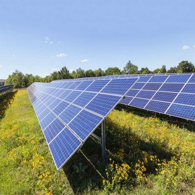 Un bon prix. Au sol anodisé flexible de panneau solaire montant des systèmes en ligne