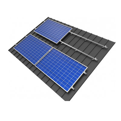 Un bon prix. Photovoltaïque industriel résidentiel de systèmes de support de toit de panneau solaire de rangée de picovolte galvanisé en ligne
