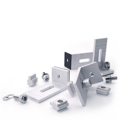 Un bon prix. Brides de montage solaires réglables Frameless de anodisation pour des supports de picovolte en ligne