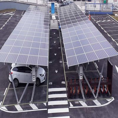 Un bon prix. 5deg 10deg 15deg a galvanisé les structures solaires résidentielles de parking en ligne