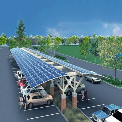 Un bon prix. Le parking solaire a anodisé les structures de support en aluminium de picovolte en ligne