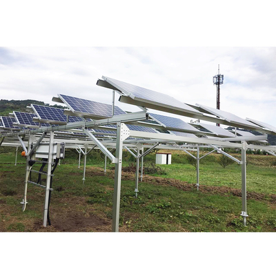 Un bon prix. Q235B / Parenthèse solaire de montage moulue solaire en acier de structure solaire au sol de système de Q345B en ligne