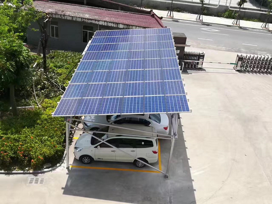 Un bon prix. Structure en acier de stationnement solaire en ligne
