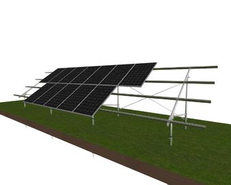 Un bon prix. Ouvrez l'argent solaire de vitesse du vent de la base 60m/S de vis de systèmes de picovolte monté par terre de champ en ligne