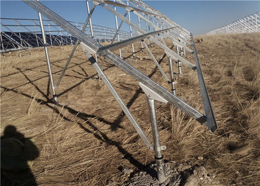 Un bon prix. Résistance à la corrosion de support de panneau solaire en métal de base concrète au sol des systèmes picovolte en ligne