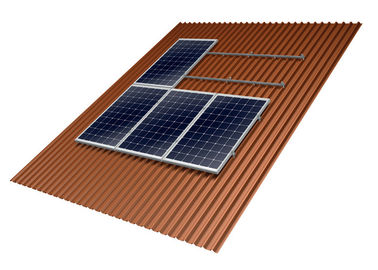 Un bon prix. L'angle d'inclinaison à la maison des systèmes 10-60° de support de toit de panneau solaire a anodisé anti- le corrosif en ligne