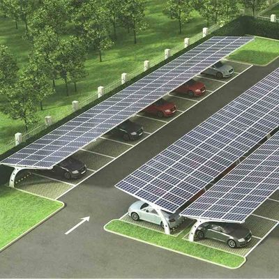 qualité Outre de la grille le parking en acier a jeté les systèmes à énergie solaire de support de panneau usine