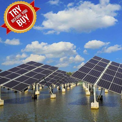 Un bon prix. Se rouillent le panneau solaire complémentaire de Pêche-lumière de supports de picovolte de protection rectifié montage du système pour l'exploitation de pisciculture en ligne