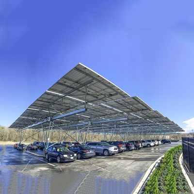 Un bon prix. Parking solaire en acier galvanisé à chaud de 10KW 30KW picovolte en ligne