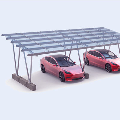 Un bon prix. Les systèmes solaires de parking résidentiel alliage d'aluminium la charge de vent du système de support 130mph de panneau de picovolte la voiture que faite sur commande de taille a jeté le stationnement en ligne