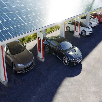 Un bon prix. Aluminium anodisé sur le kit solaire résidentiel de parking de picovolte de grille en ligne
