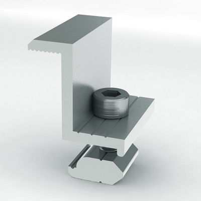 Un bon prix. Le panneau solaire de anodisation de toit en métal maintient les structures de support debout de module de Tin For Frameless picovolte de couture en ligne
