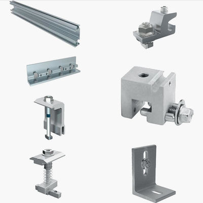 Toit et cadre de panneau fort de montage solaire au sol d'OEM de résistance d'accessoires pour les piles solaires de picovolte