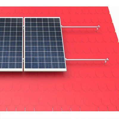 Toit en aluminium et galvanisé et inoxydable anodisé de panneau solaire de tuile montant des systèmes