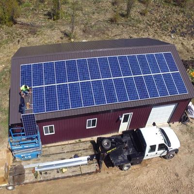 Un bon prix. Customized Angle 275w 285w Portrait Landscape Aluminum Alloy Solar Panel Roof Mounting Systems en ligne