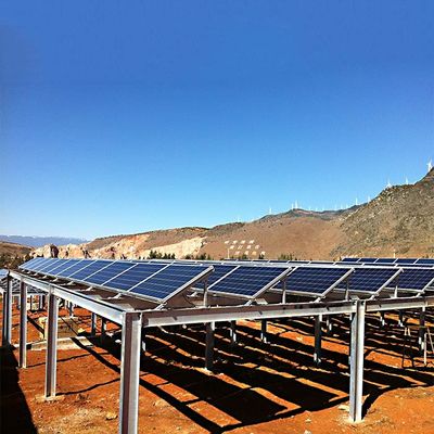 Un bon prix. 130mph Framed/Frameless Flexible Anodized Solar Panel Ground Mounting Systems en ligne
