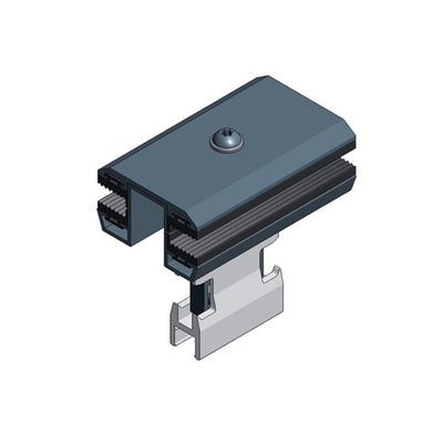 Un bon prix. 35/40/45/50mm Aluminum 6063-T5 Metal Roof Solar Panel Clamps For Frameless PV Module Mounting Structures en ligne