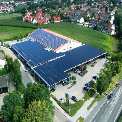 Un bon prix. Parking préfabriqué de forte intensité vertical de Horizental étirant les systèmes solaires en ligne