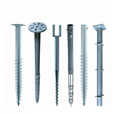 Un bon prix. Hot Dipped Galvanized Spiral Shape Ground Screw Piles 1000~3500mm Length en ligne