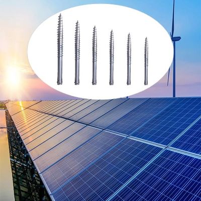 Un bon prix. Hot Dip Galvanized Ground Screw Piles 2.75mm 3mm 3.5mm Thickness en ligne