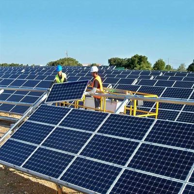Un bon prix. Galvanisation chaude d'immersion et systèmes de support anodisés d'au sol de picovolte 10-60 degrés en ligne