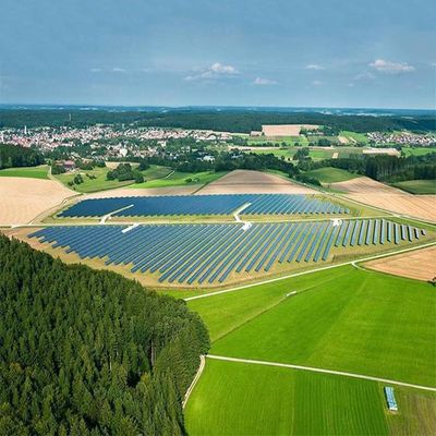 0-60 ou Frameless de degré systèmes de picovolte montés par terre encadrée