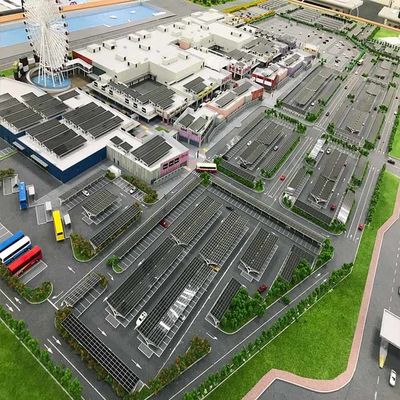 Un bon prix. supports à énergie solaire résidentiels de parking de taille de 2.5m en ligne