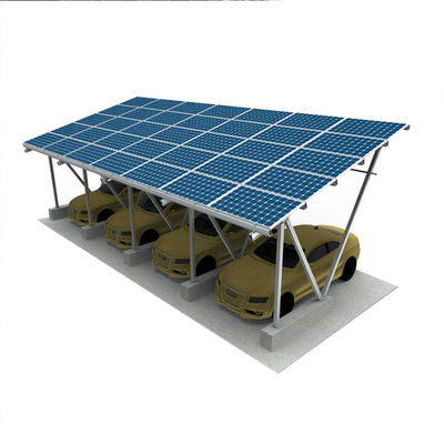 Un bon prix. Le parking galvanisé de parking d'énergie solaire en métal structure 5deg-15deg en ligne