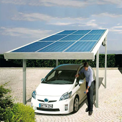 Un bon prix. Systèmes solaires de parking de haute résistance de structure métallique du kilowatt HDG de 10 kilowatts 30 en ligne