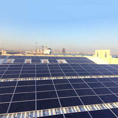 Un bon prix. 60deg couvrent 0.5mm picovolte solaire montant la charge de vent de systèmes 130mph en ligne