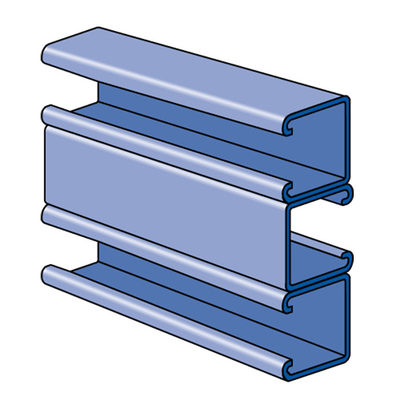 Q235B Q345B a galvanisé la Manche en acier de C pour des systèmes de picovolte