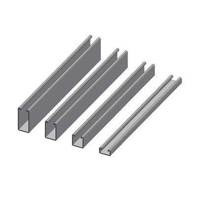 Un bon prix. Profilé en u galvanisé de formage à froid de HDG pour la structure photovoltaïque en ligne