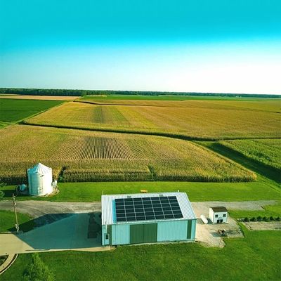 Un bon prix. Immersion chaude galvanisant les structures de support solaires de serre chaude de Q235B en ligne
