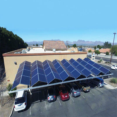 Système solaire de support de chassis de parking moderne de HDG Q345