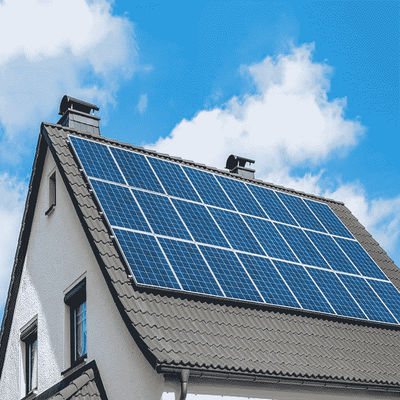 Un bon prix. 120 cellules ERA tout en noir mono panneau solaire avec TPT feuille arrière composants du système solaire en ligne