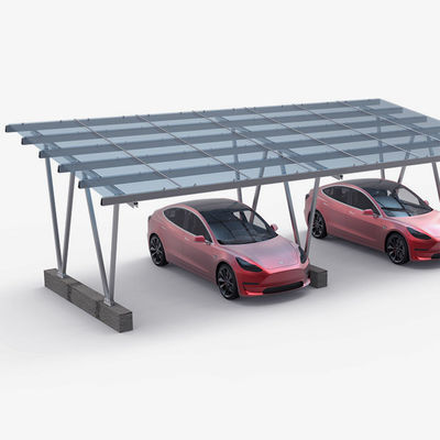 Un bon prix. Parking solaire galvanisé par poids léger de structure métallique en ligne