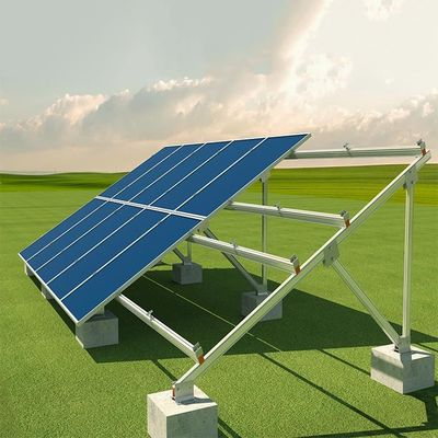Un bon prix. La terre galvanisée anticorrosive a monté des systèmes de panneau solaire en ligne
