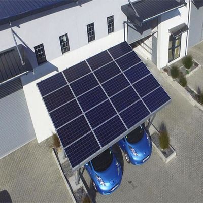 Un bon prix. L'aluminium imperméable d'acier au carbone structure le parking solaire montant des systèmes en ligne