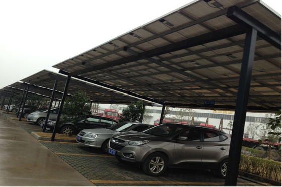 Un bon prix. Q235 adapté aux besoins du client Q345 6063 support solaire de picovolte structures de parking de parenthèse de 6005 de système solaire de support en ligne