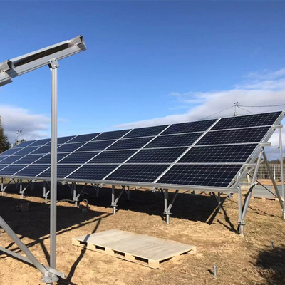 Un bon prix. Immersion chaude support moulu solaire de montage photovoltaïque en acier de système galvanisé de Q235B/Q345B en ligne