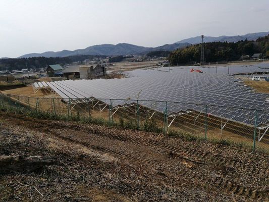 Structure solaire galvanisée d'au sol de Q235B Q345B de support de parenthèse solaire moulue solaire de système